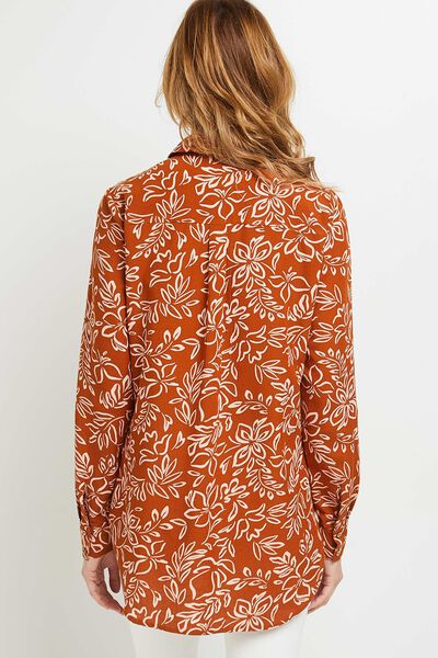 Chemise imprimée femme