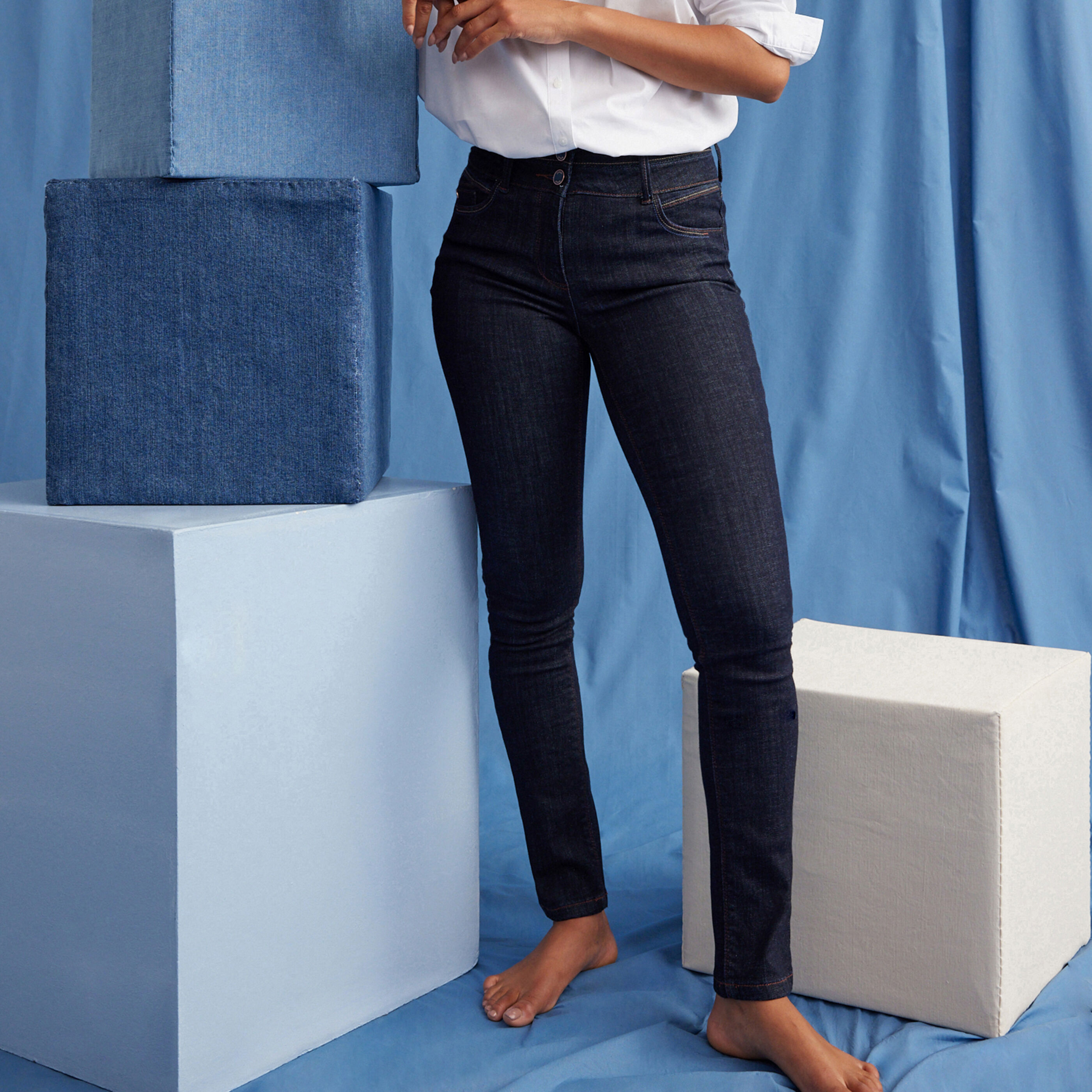 Jean serré sale cheville