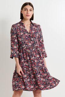 Robe col chemise femme