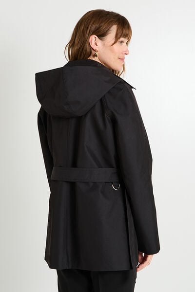 Trench medium avec ceinture femme