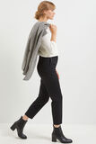 Pantalon cigarette raccourci