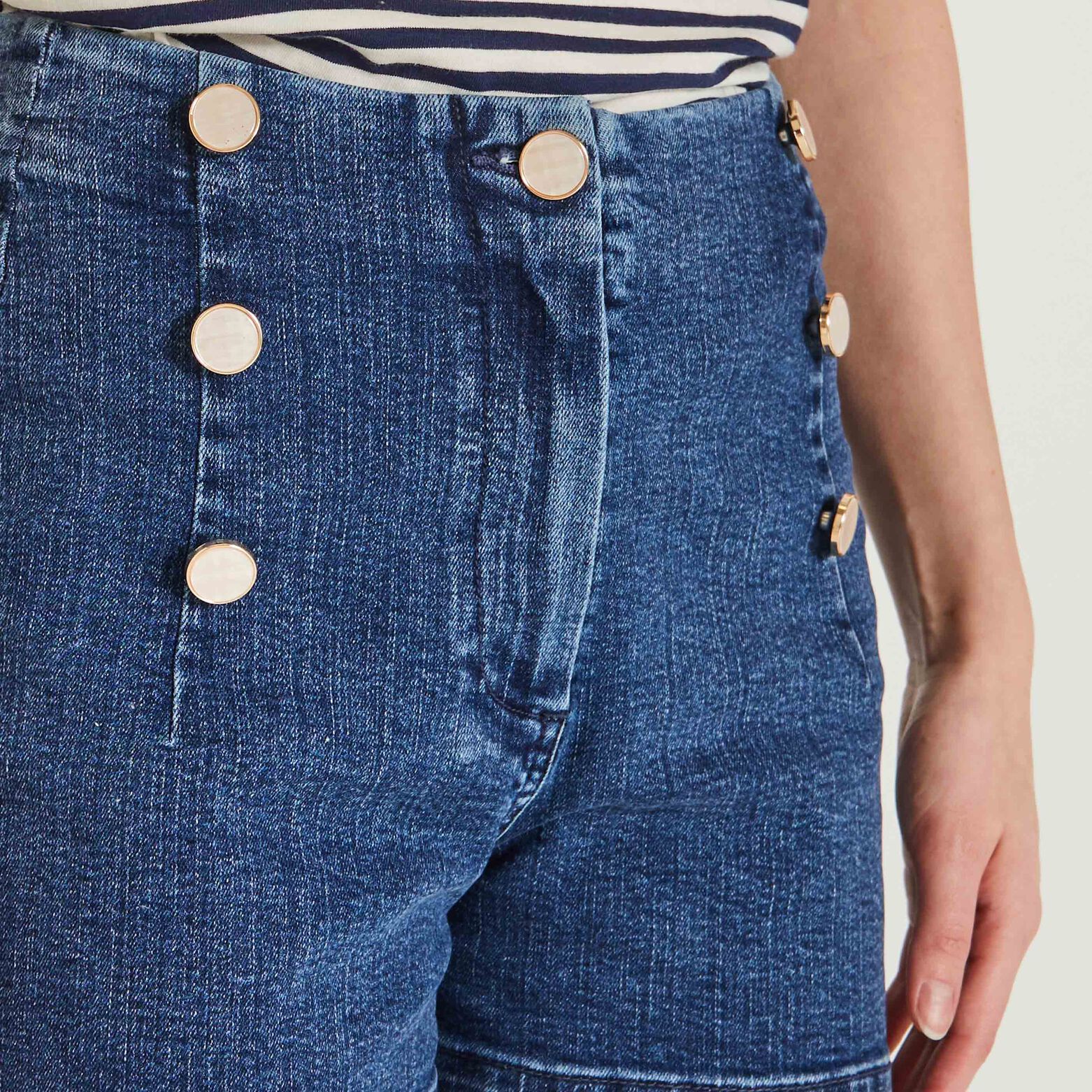 Short en jean femme