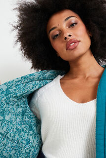 Veste matelassée réversible femme
