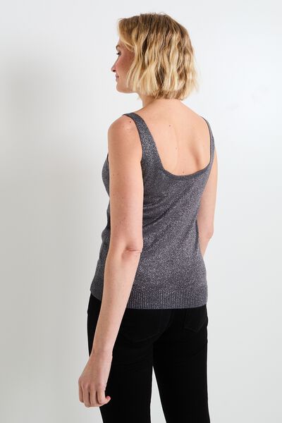 Débardeur à paillettes femme