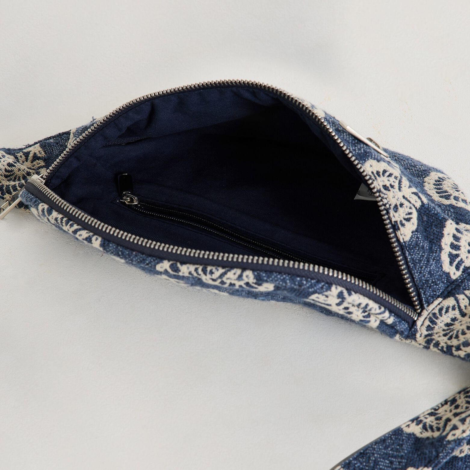 Sac banane en denim femme