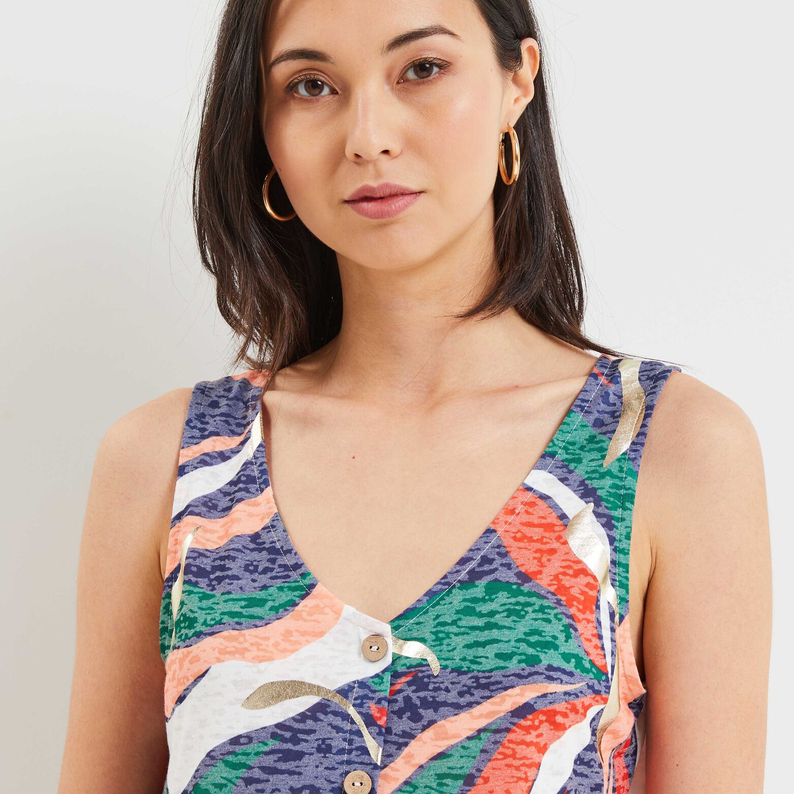 Débardeur imprimé femme