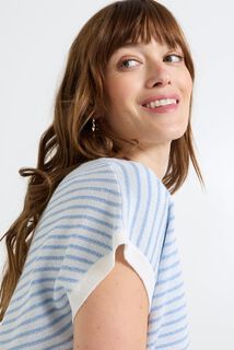 Pull manches courtes femme