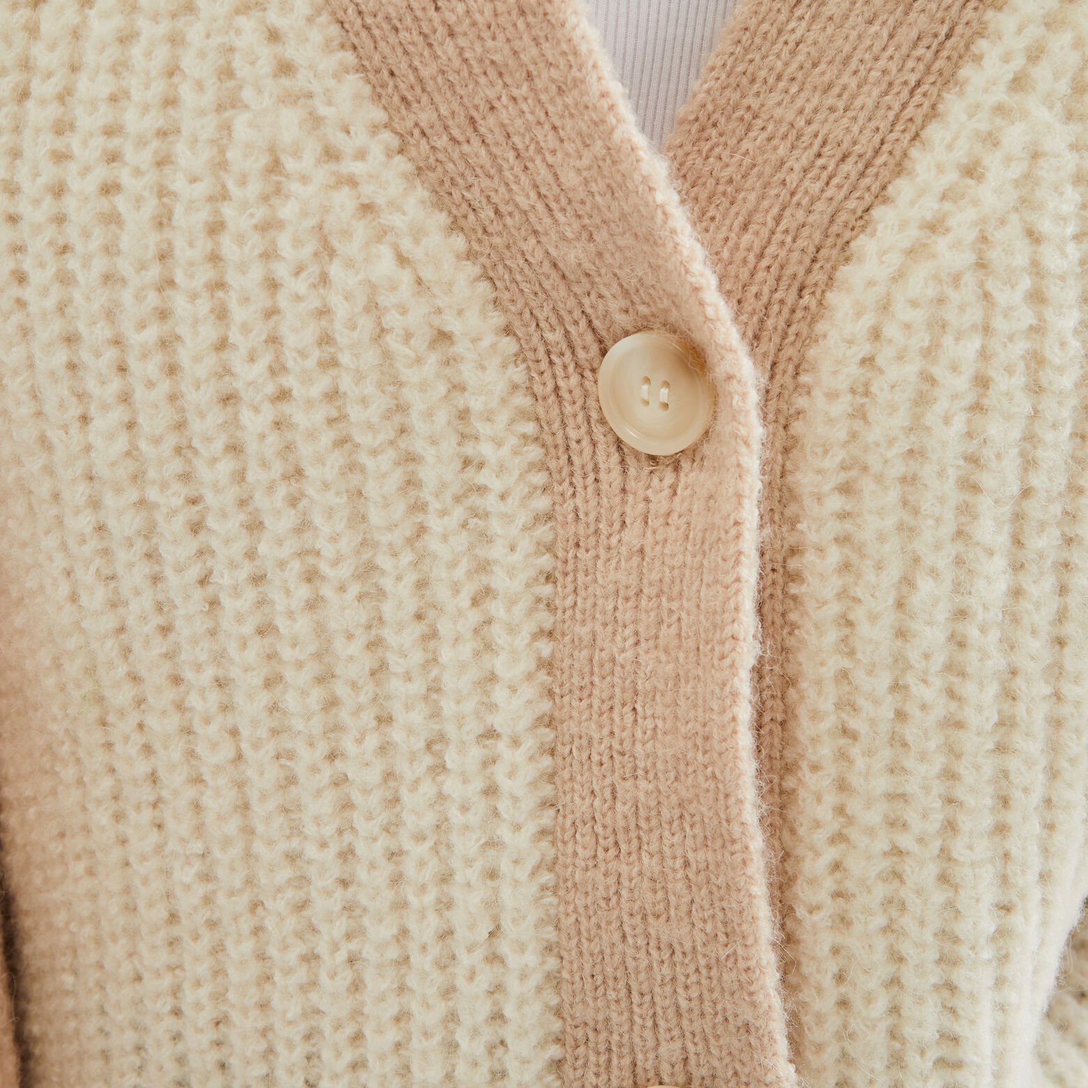 Gilet grosse maille