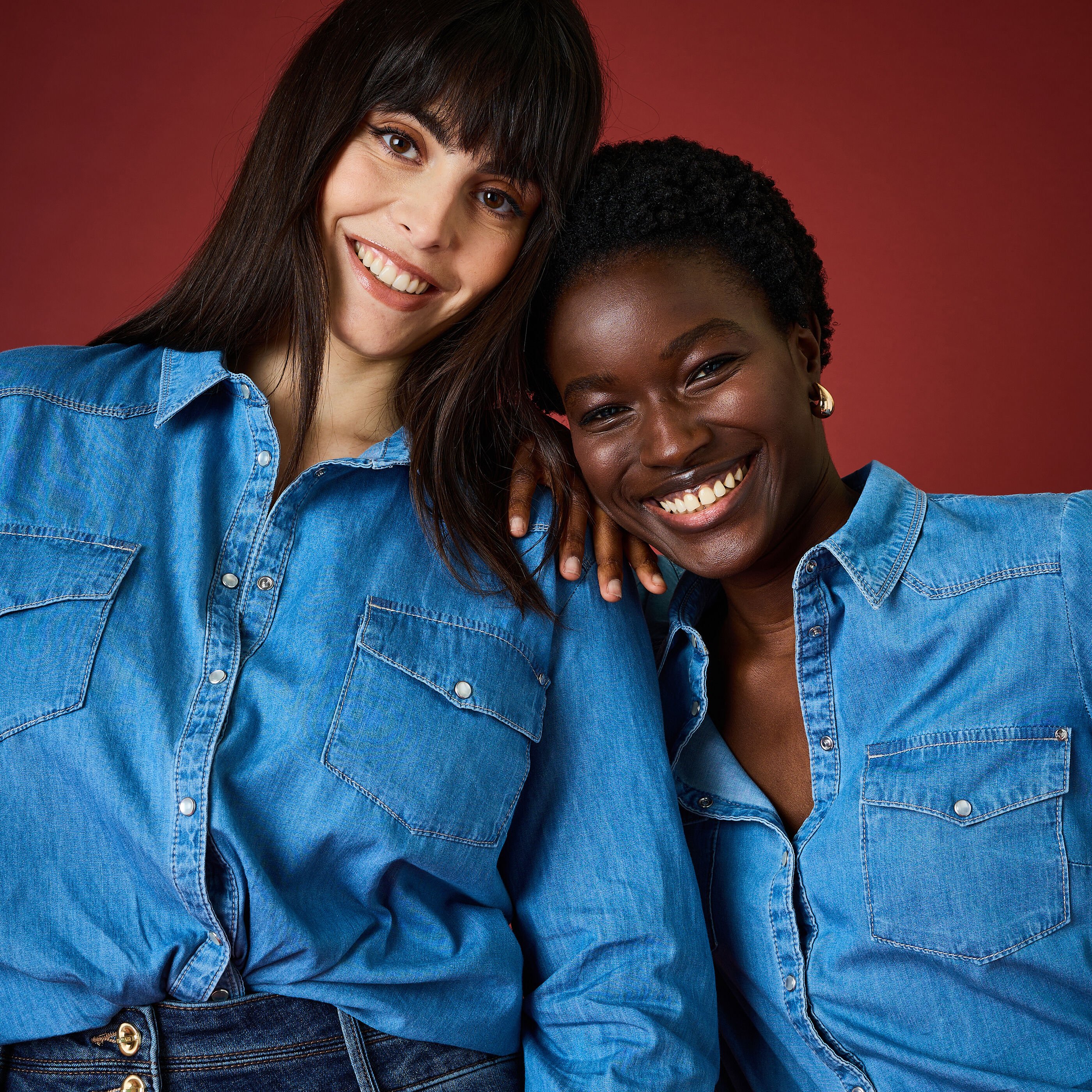 Chemise en jean femme
