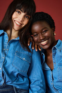 Chemise en jean femme