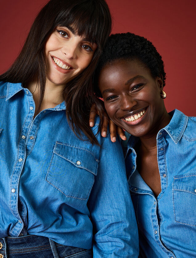 Chemise en jean femme
