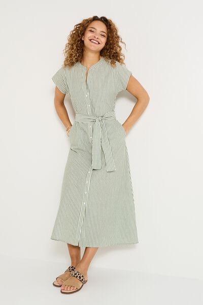 Robe col chemise femme