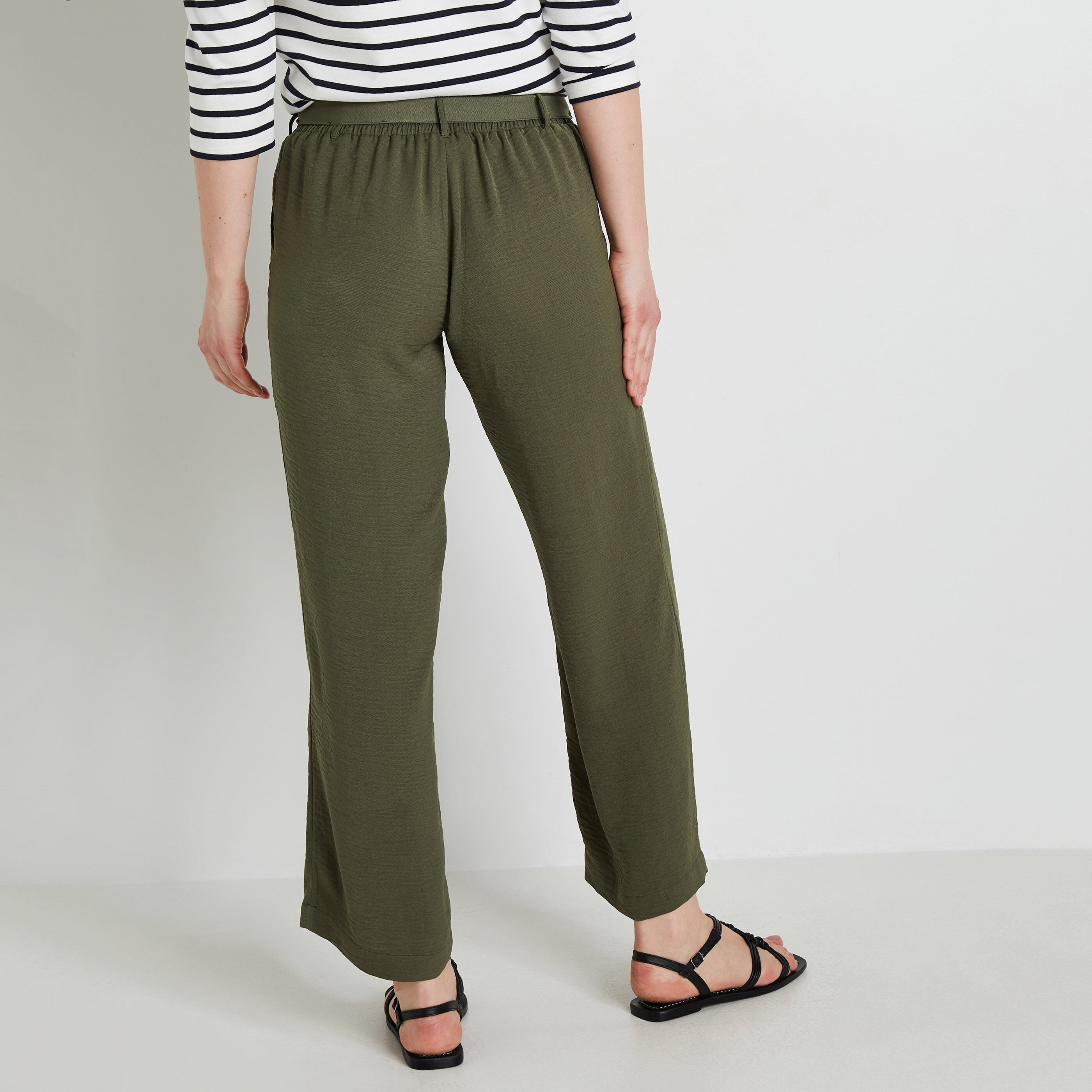 Pantalon fluide slim femme online