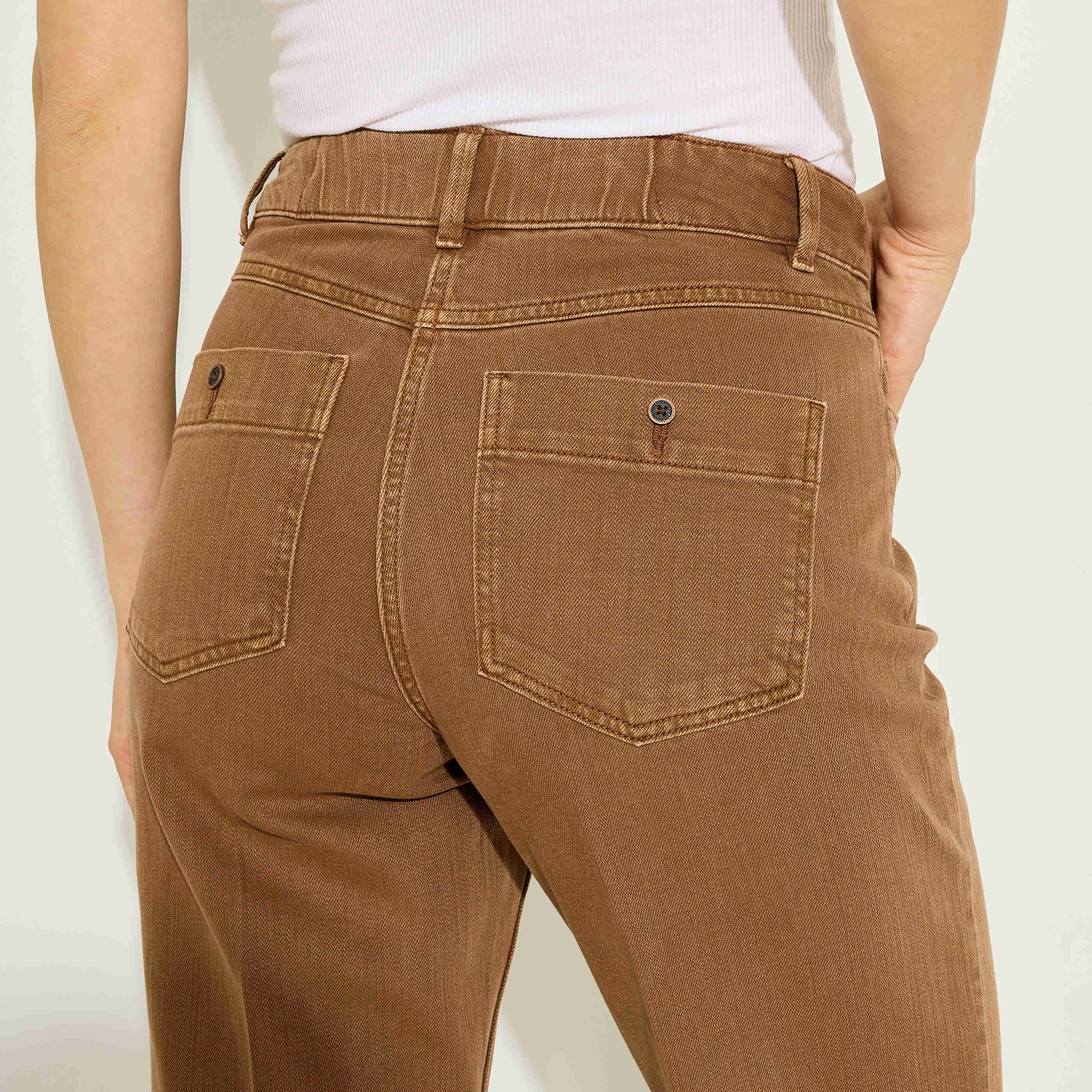 Jean flare raccourci KANSAS RF02 femme