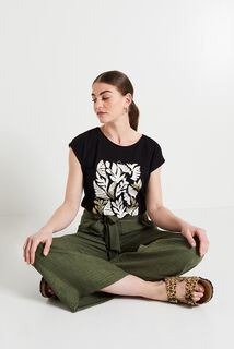 Tshirt print femme