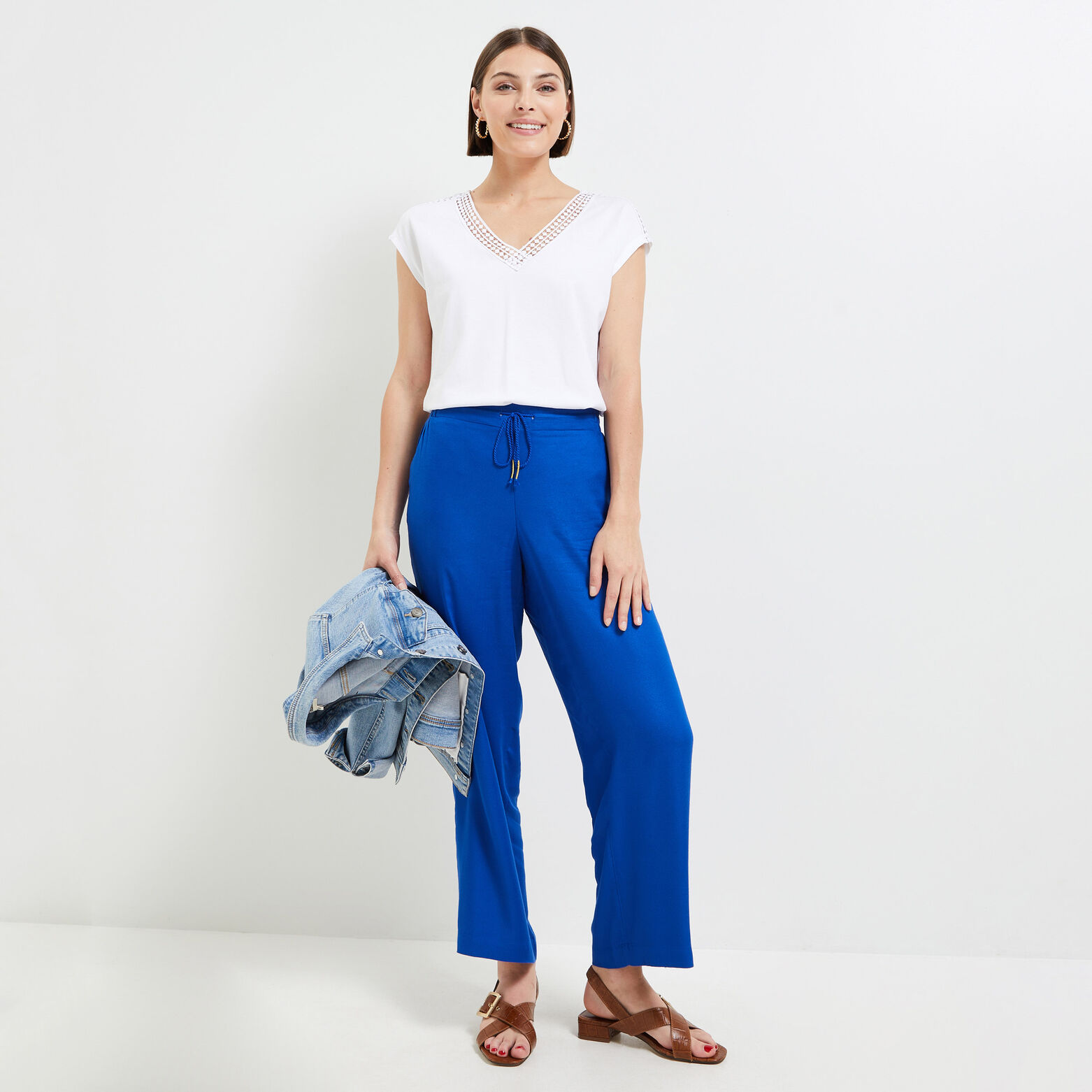 Pantalon fluide femme