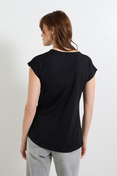 T-shirt col V femme