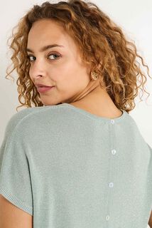 Pull manches courtes femme