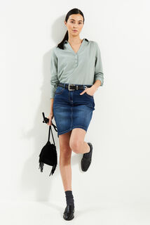Jupe en jean femme