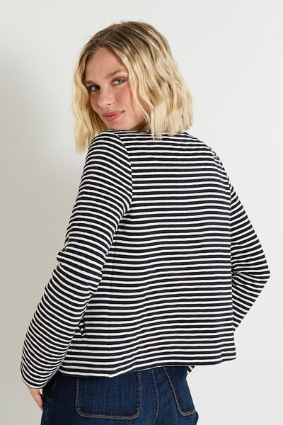 Veste matelassée en maille femme