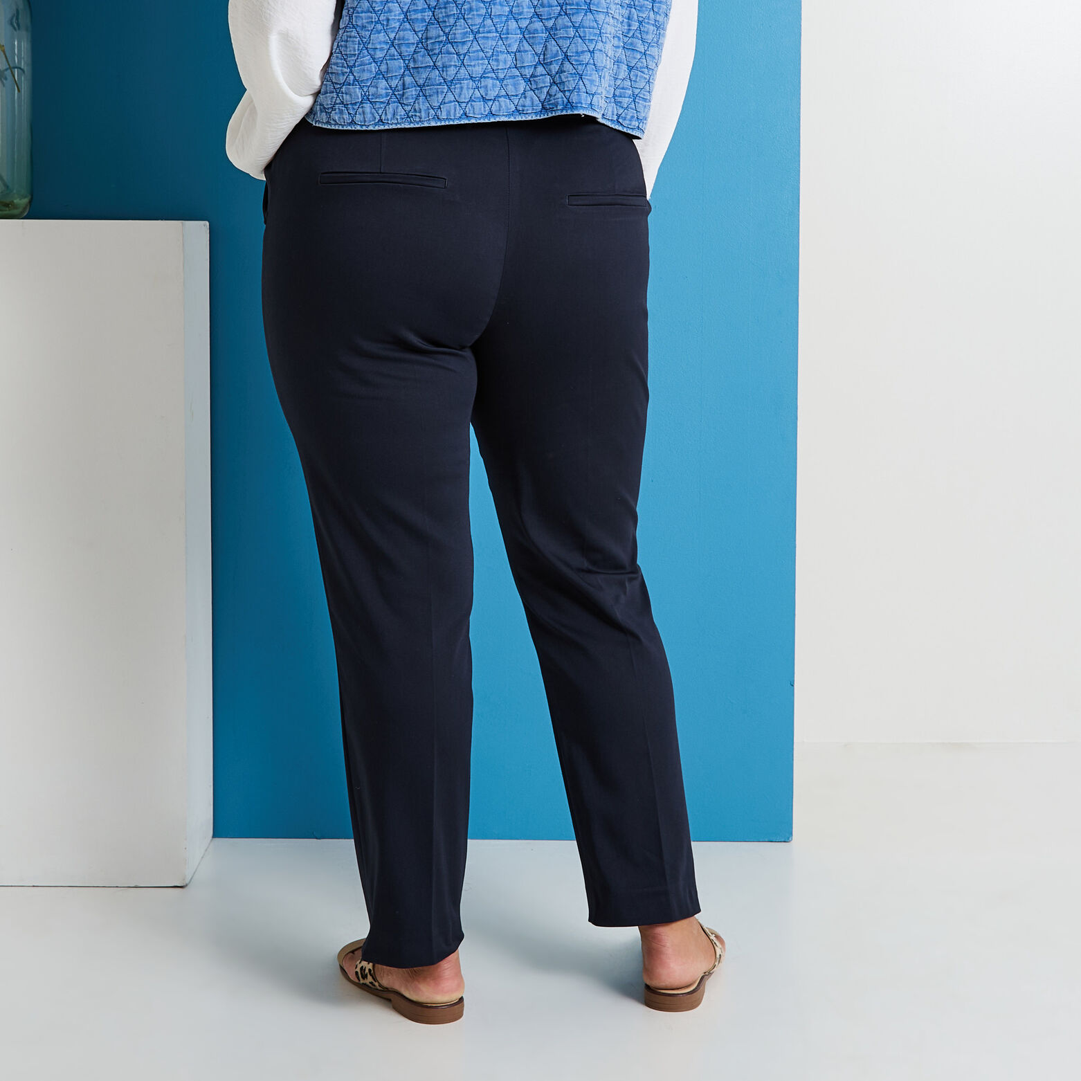 Pantalon cigarette femme