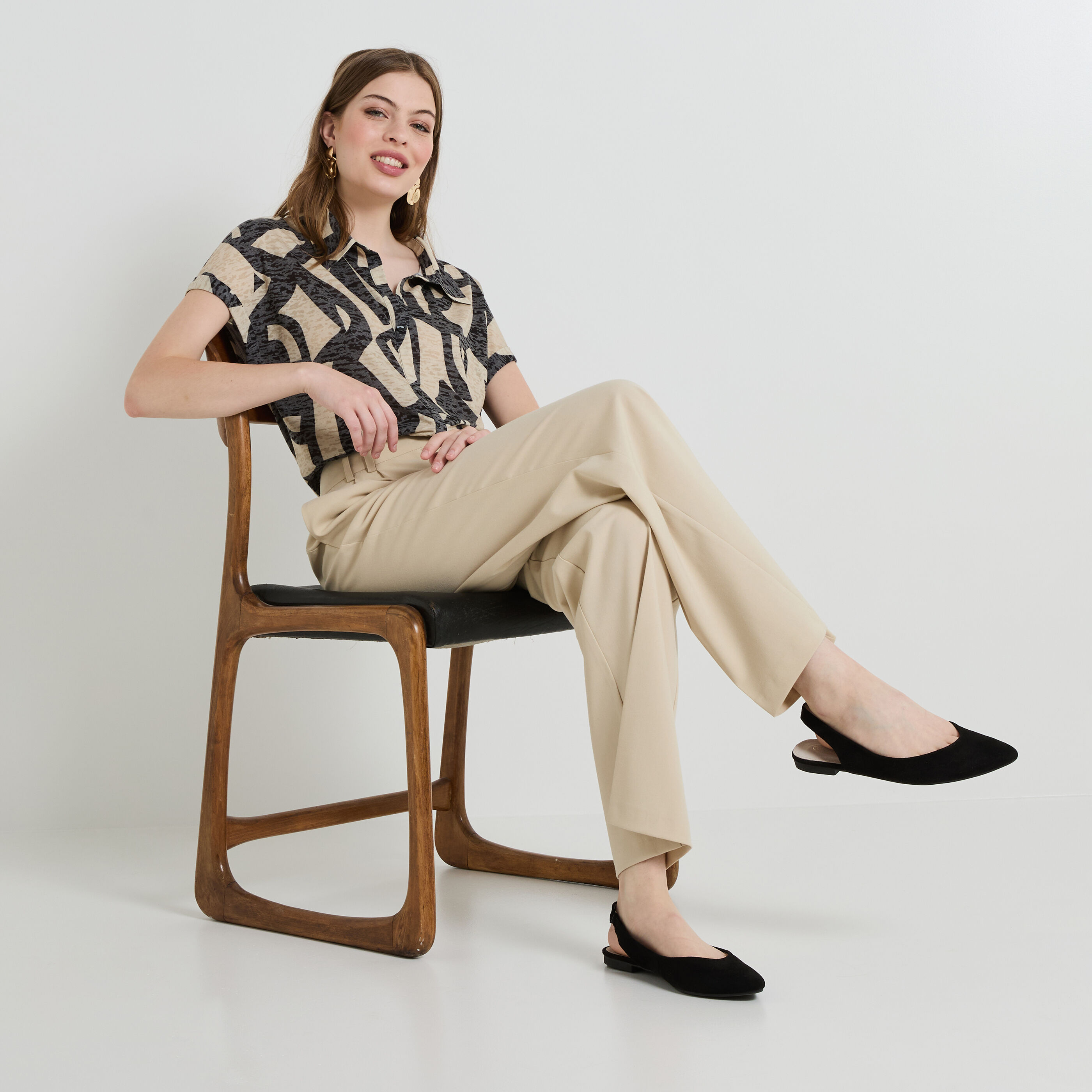 Tshirt imprim&eacute; femme