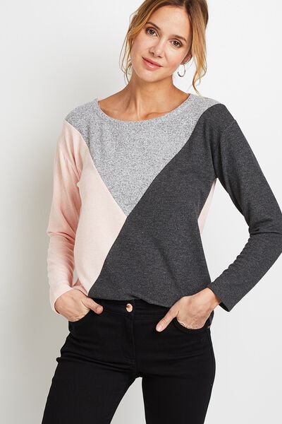 T-shirt col rond femme