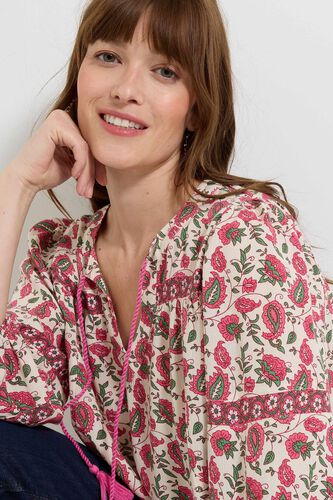 Blouse imprimée femme