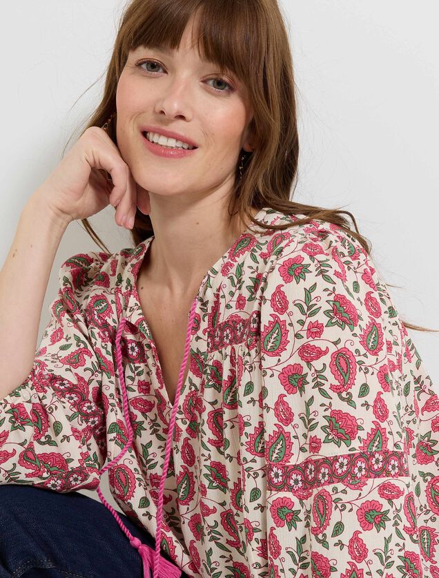 Blouse imprimée femme