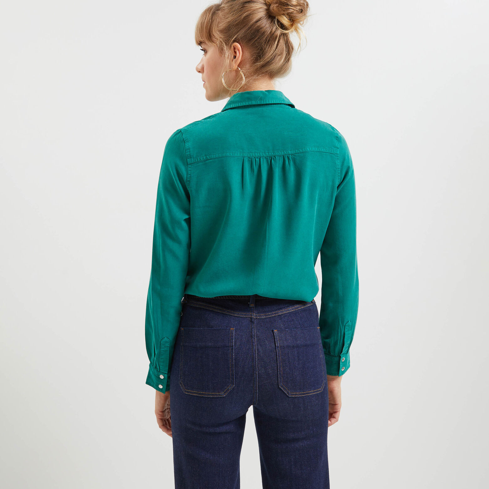 Chemise unie femme