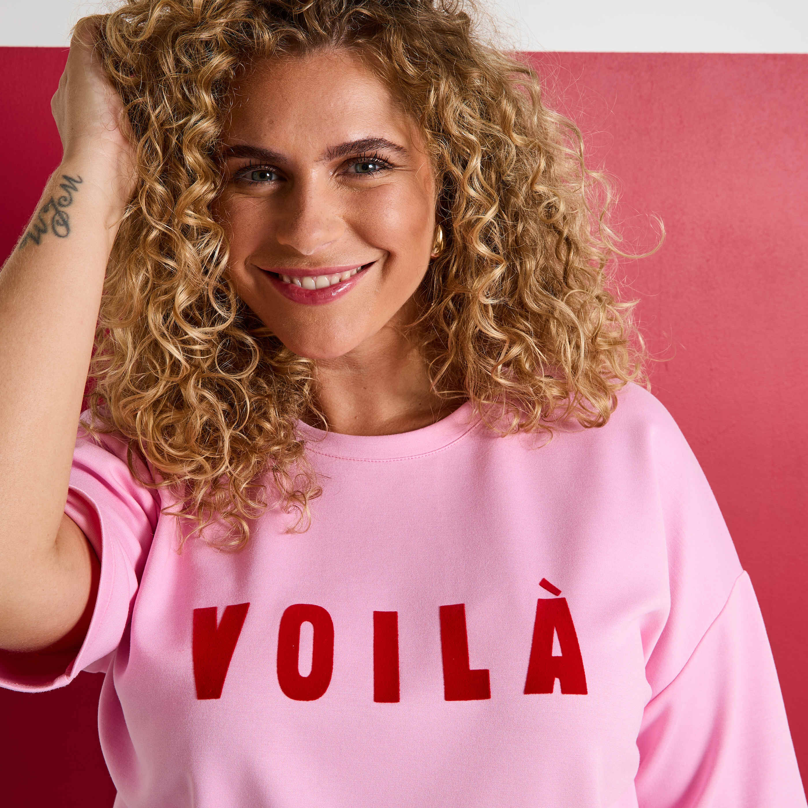 T-shirt col rond femme