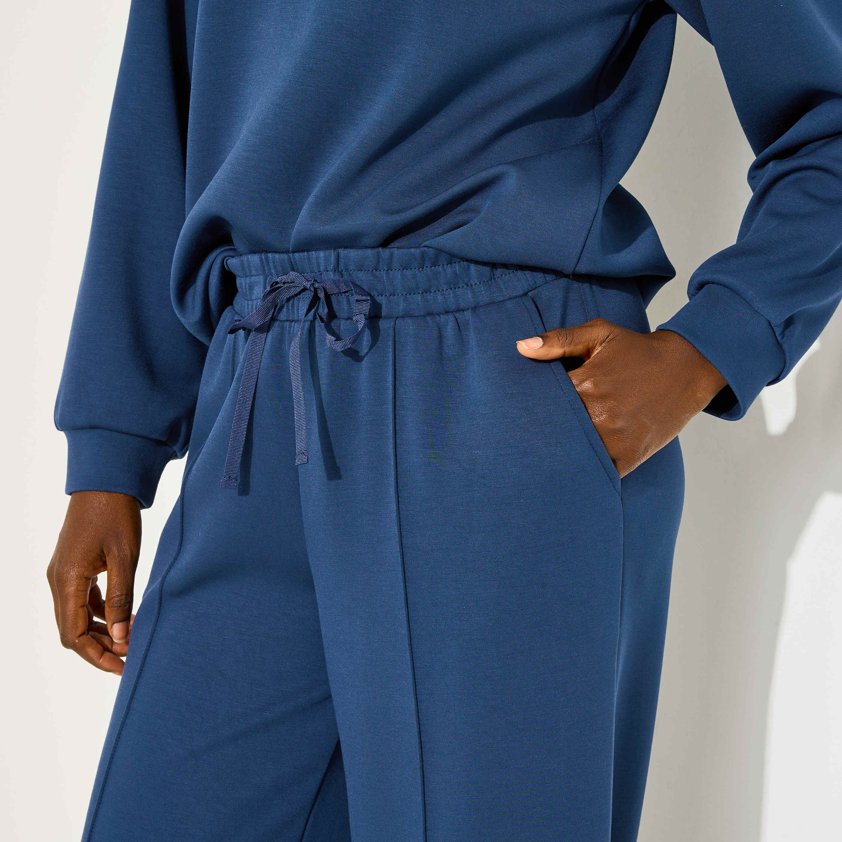 Pantalon homewear large femme