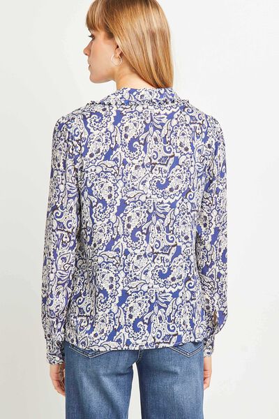 Chemise à volants femme