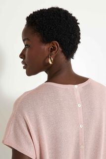 Pull manches courtes femme