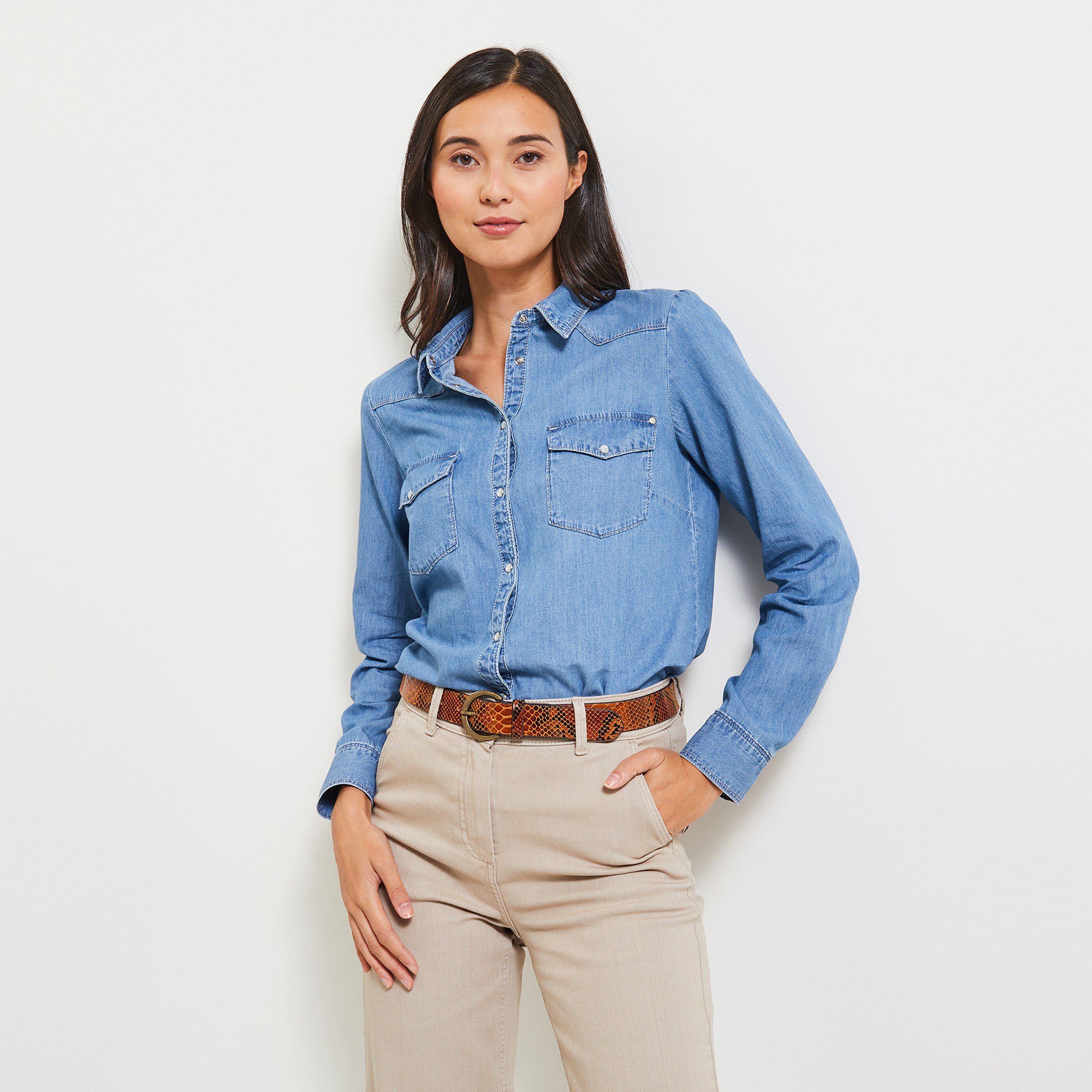 Chemise en jean femme
