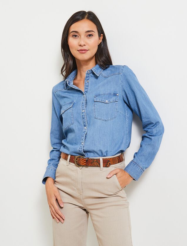 Chemise en jean femme