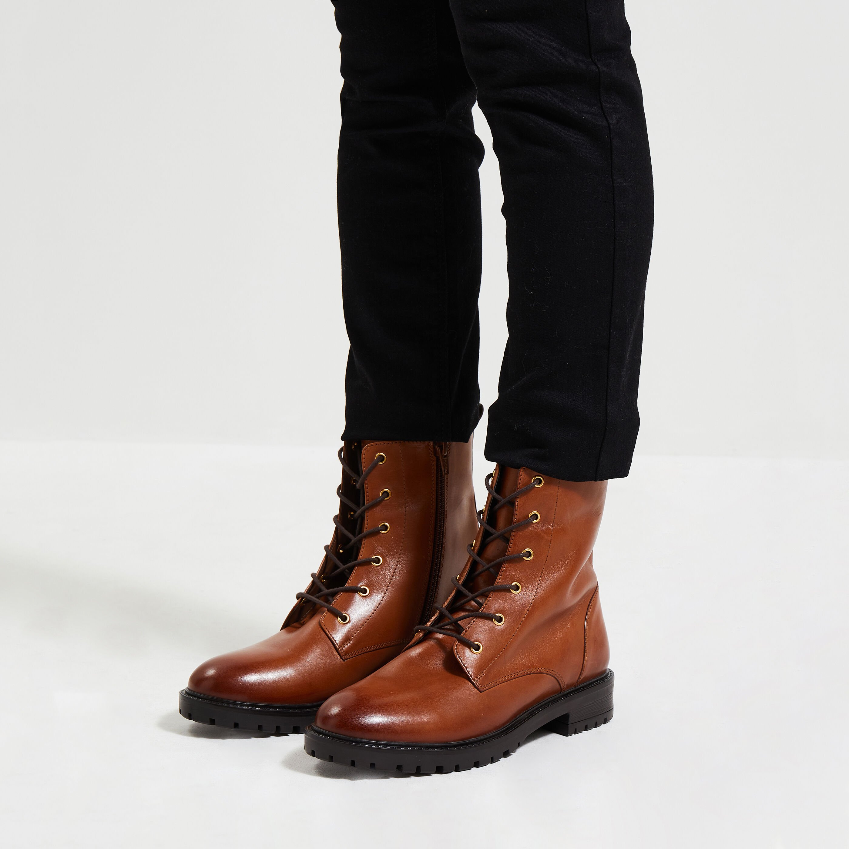 Bottines femme cuir lacets outlet