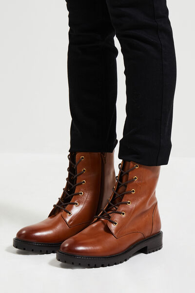 Bottines à lacets femme