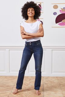 Jean droit taille haute ROME femme