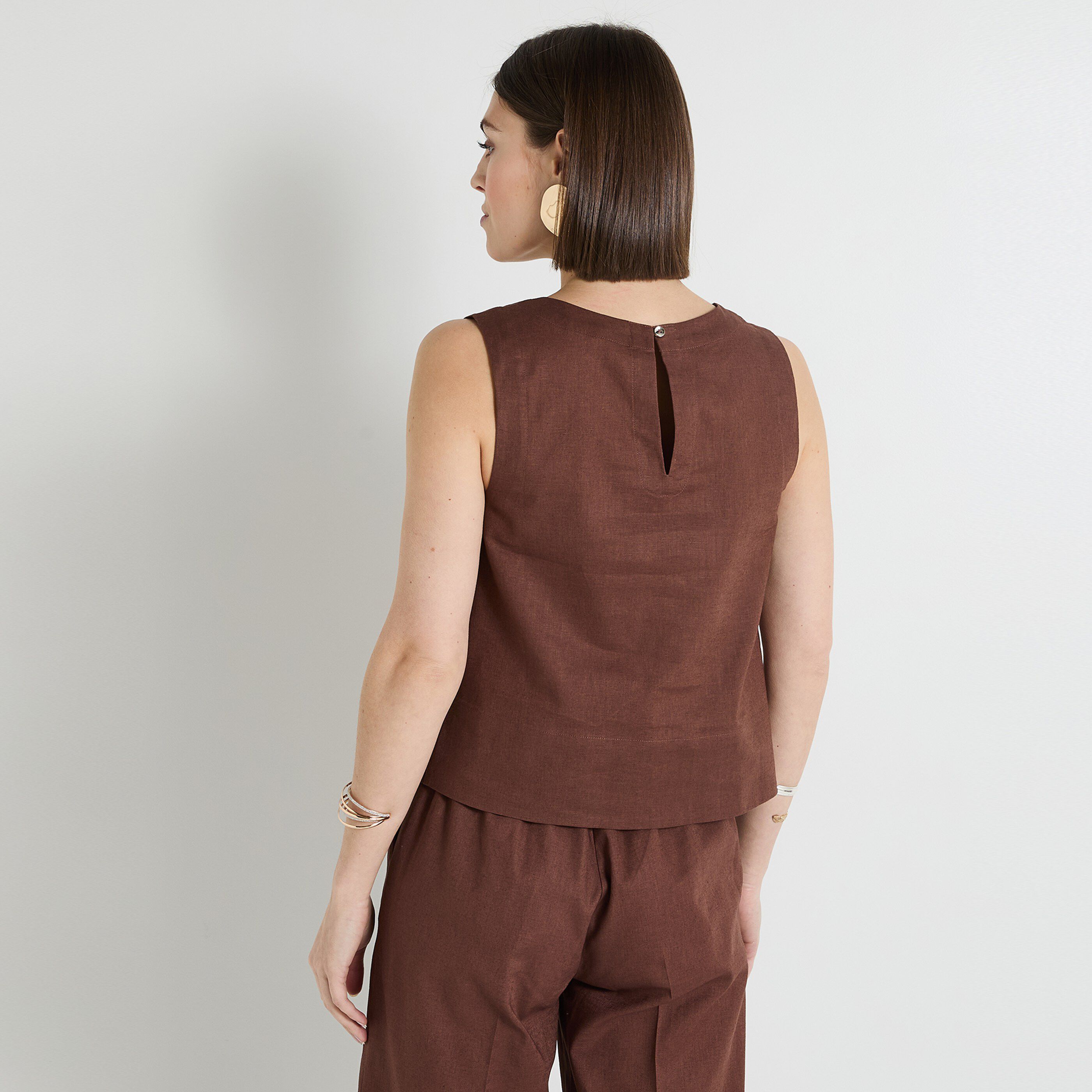 Top sans manches femme