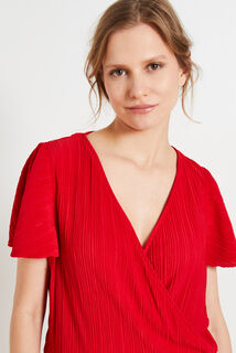 Combinaison maille froissée femme
