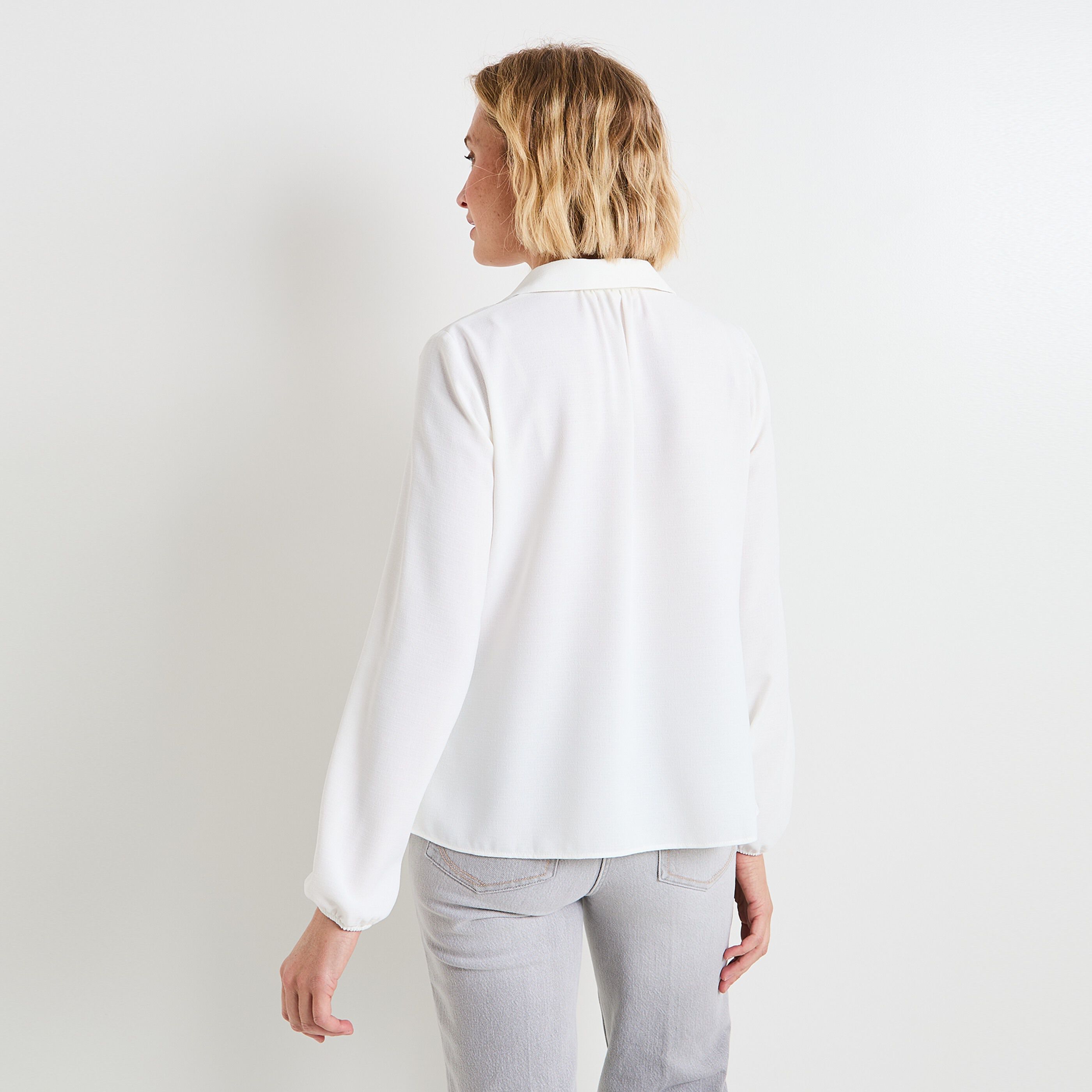 Blouse manches longues femme