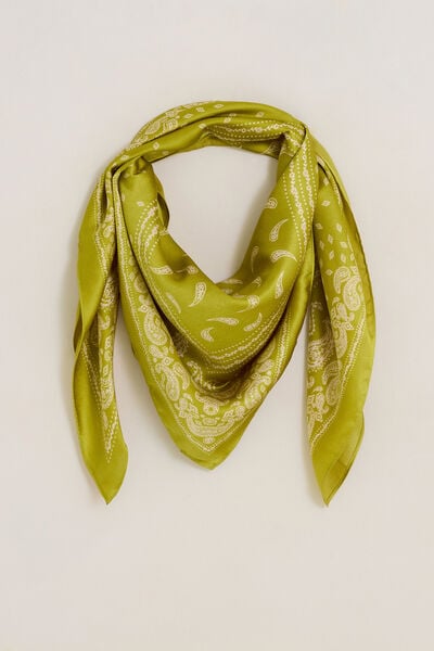 Foulard carré imprimé bandana femme