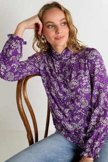 Chemise imprimée femme