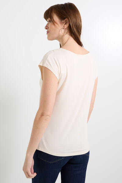 T-shirt col V femme