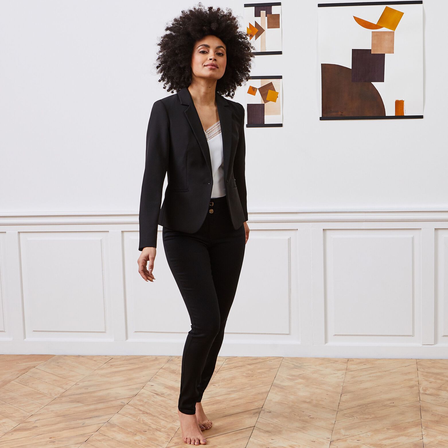 Jean slim taille haute MILAN femme
