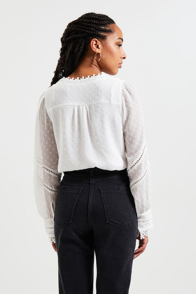 Chemise plumetis femme