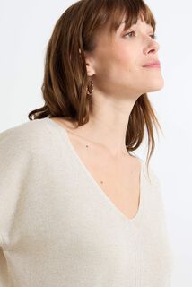 Pull manches courtes femme