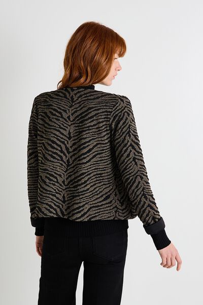 Veste col rond femme