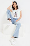 Tshirt print femme